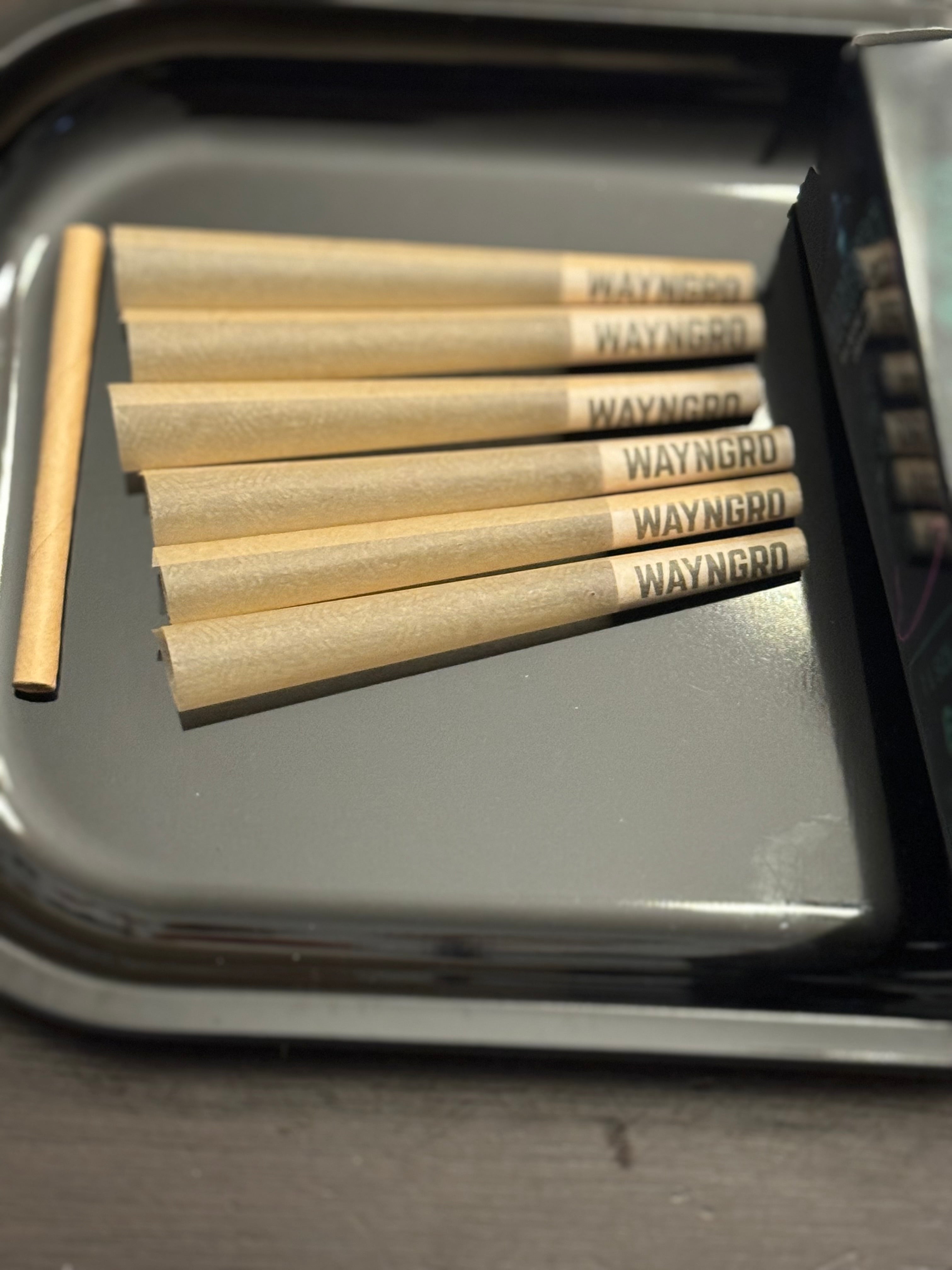 Wayngro 1¼ Size Pre-Rolled Cones – Premium Unbleached, Slow Burning