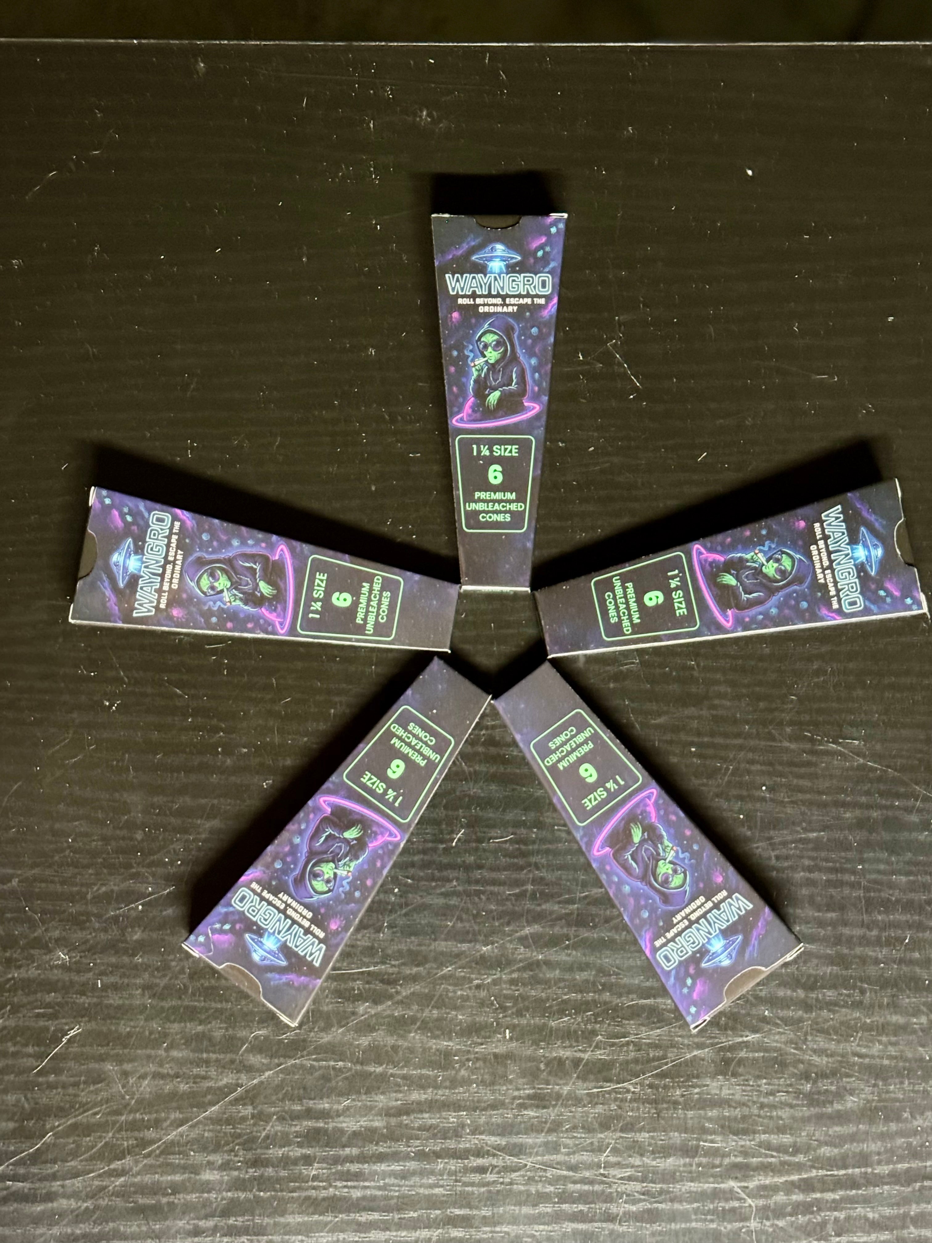 Wayngro cones – Value 5-Pack (6 Per Pack / 30 Total) | Cosmic edition