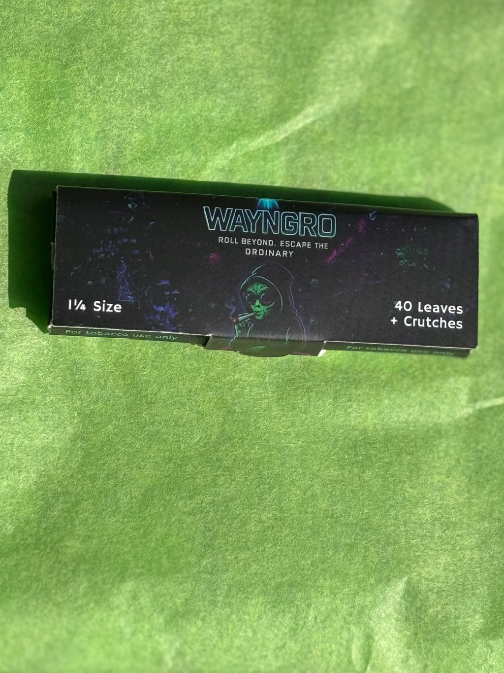 Wayngro 1¼ Rolling Papers – Single Pack (40 Filters Included)