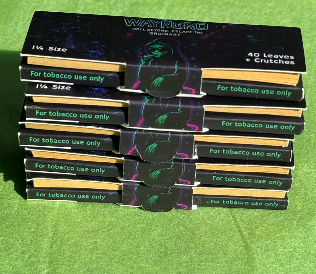Wayngro 5 pack 1  1/4 papers  + tips